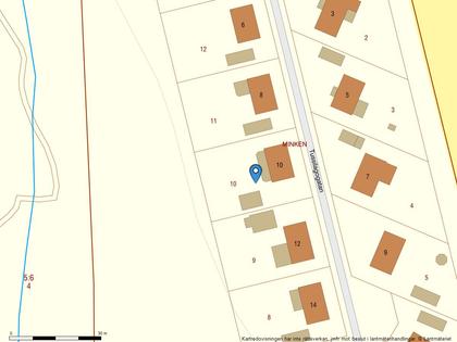 Illustrerad karta över fastigheten eller området