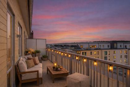 Balkong eller utsiktsbild