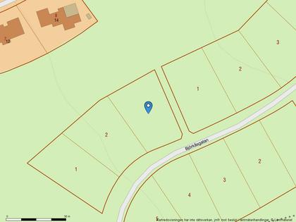 Illustrerad karta över fastigheten eller området