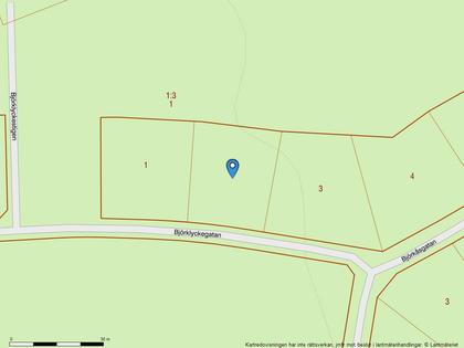 Illustrerad karta över fastigheten eller området