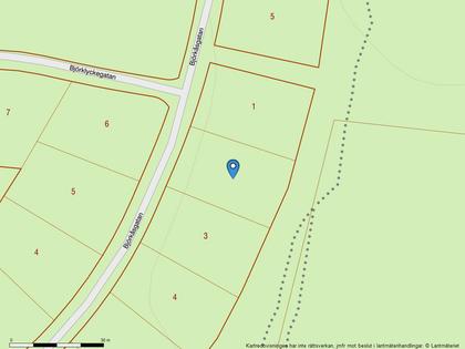 Illustrerad karta över fastigheten eller området