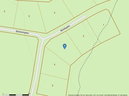 Illustrerad karta över fastigheten eller området