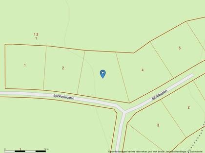 Illustrerad karta över fastigheten eller området