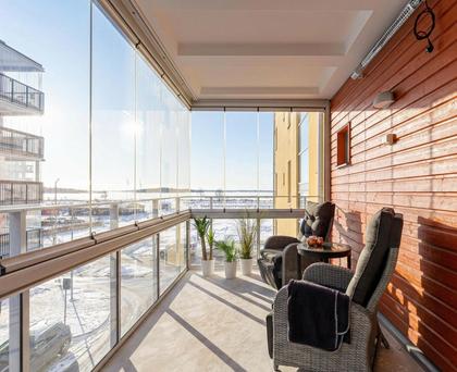 Balkong eller utsiktsbild