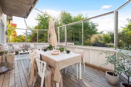 Balkong eller utsiktsbild