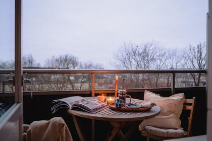 Balkong eller utsiktsbild