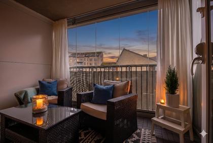 Balkong eller utsiktsbild