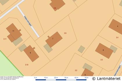 Illustrerad karta över fastigheten eller området