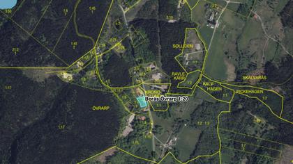 Illustrerad karta över fastigheten eller området