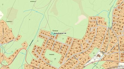 Illustrerad karta över fastigheten eller området