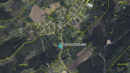 Illustrerad karta över fastigheten eller området