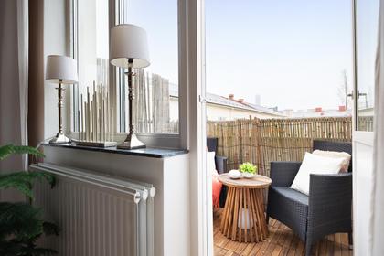 Balkong eller utsiktsbild