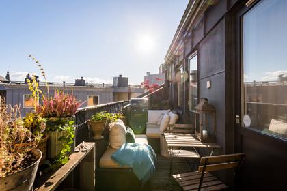 Balkong eller utsiktsbild