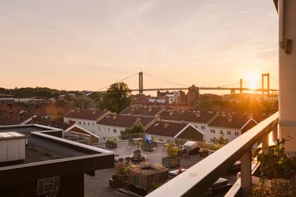 Balkong eller utsiktsbild