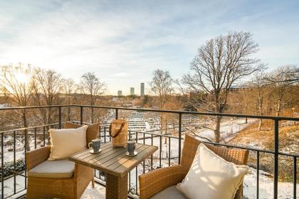 Balkong eller utsiktsbild