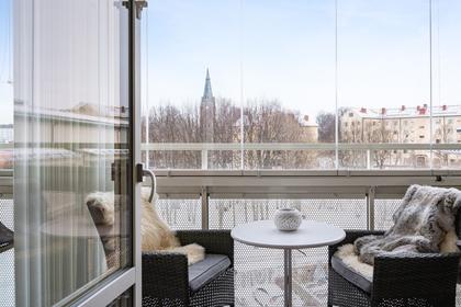 Balkong eller utsiktsbild