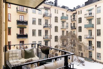 Balkong eller utsiktsbild