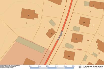 Illustrerad karta över fastigheten eller området