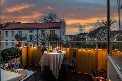 Balkong eller utsiktsbild