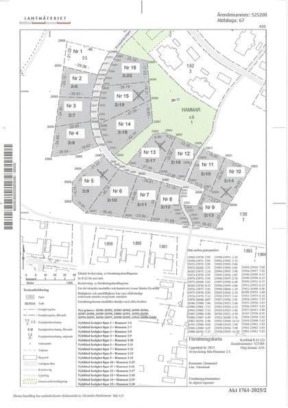 Illustrerad karta över fastigheten eller området