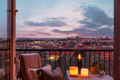 Balkong eller utsiktsbild