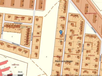 Illustrerad karta över fastigheten eller området