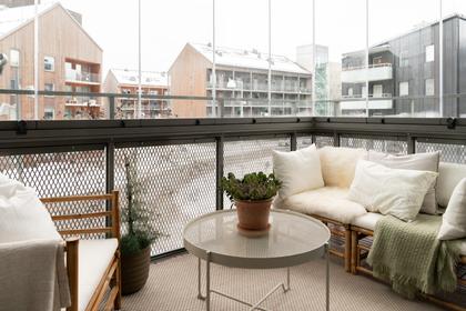 Balkong eller utsiktsbild