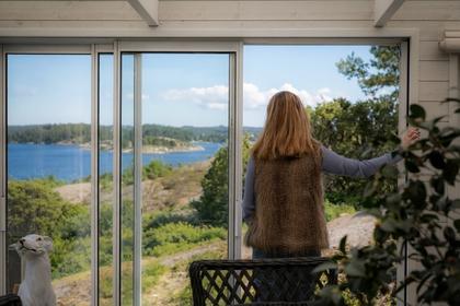 Balkong eller utsiktsbild