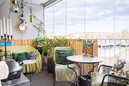 Balkong eller utsiktsbild