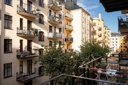 Balkong eller utsiktsbild