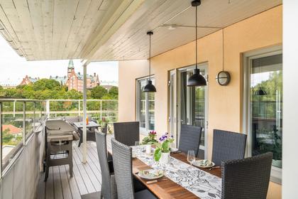 Balkong eller utsiktsbild