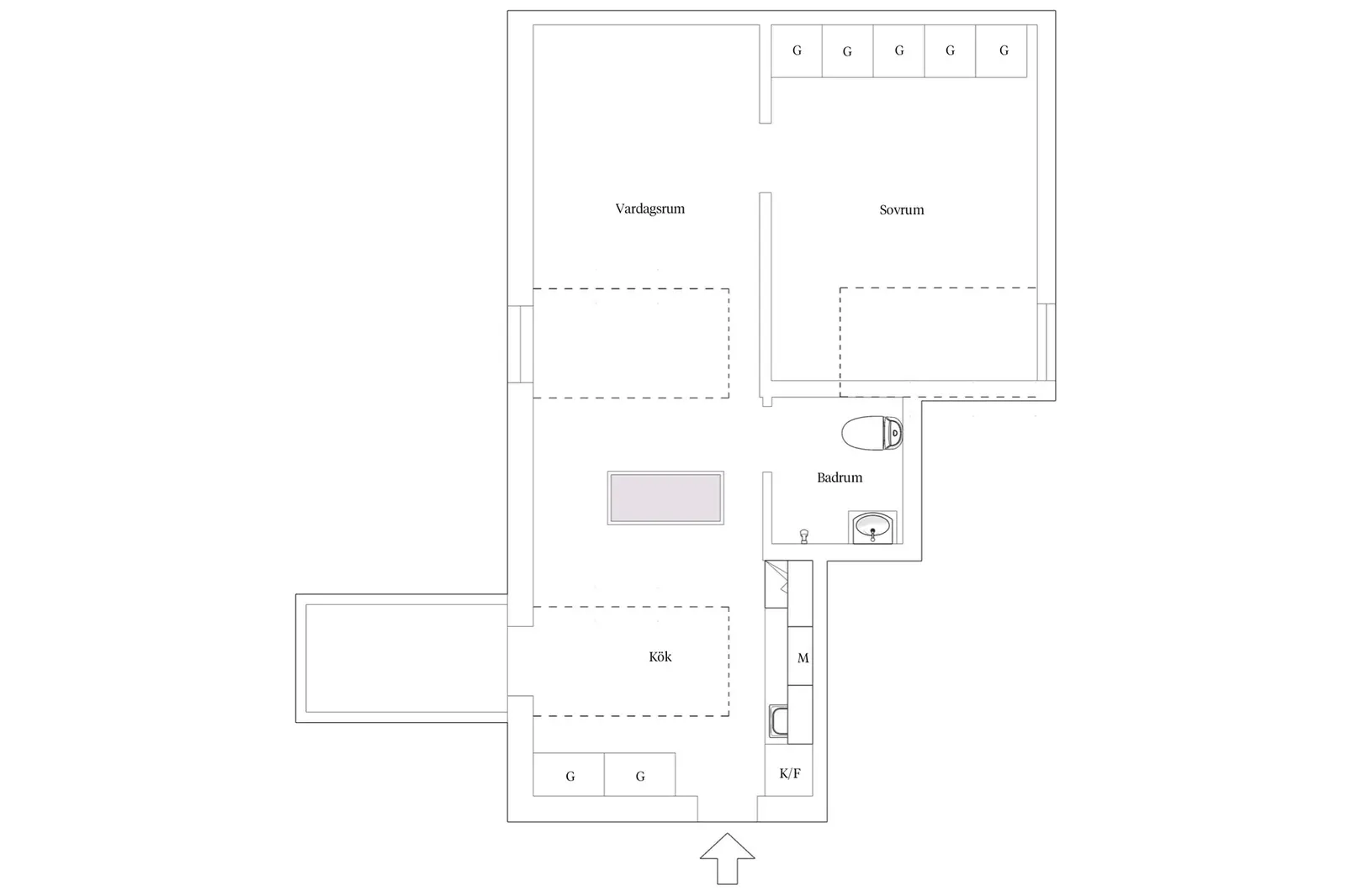 Planritning för Herrhagsgatan 2
