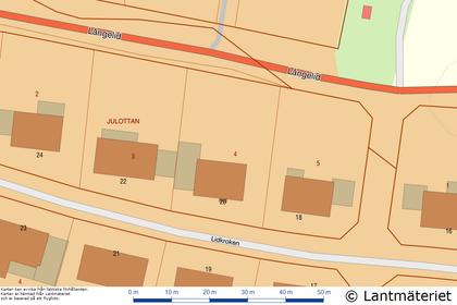 Illustrerad karta över fastigheten eller området