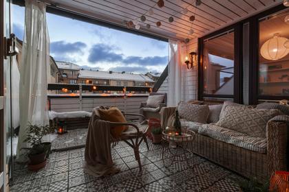 Balkong eller utsiktsbild