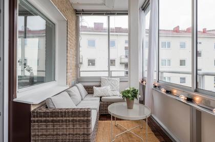 Balkong eller utsiktsbild