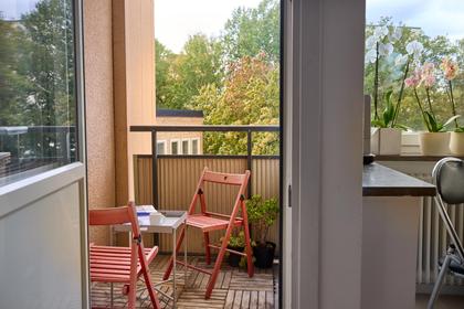 Balkong eller utsiktsbild