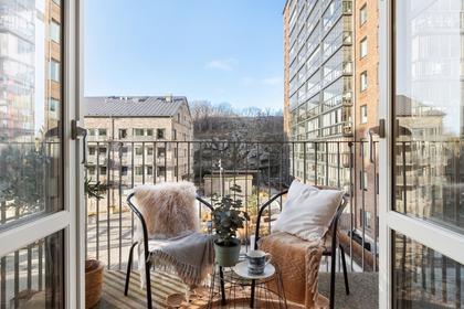 Balkong eller utsiktsbild