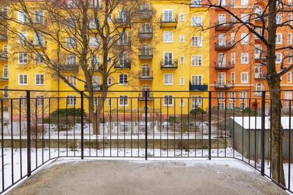 Balkong eller utsiktsbild