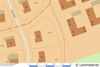 Illustrerad karta över fastigheten eller området