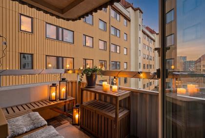 Balkong eller utsiktsbild