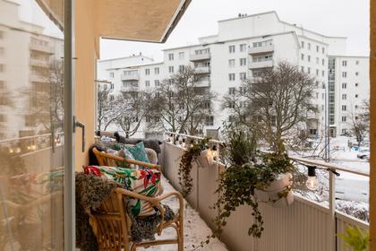 Balkong eller utsiktsbild