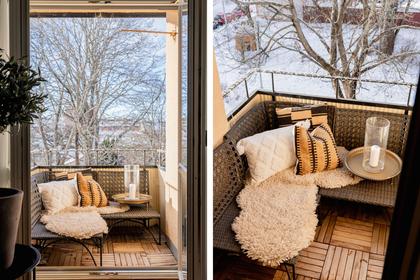 Balkong eller utsiktsbild