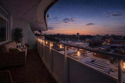 Balkong eller utsiktsbild