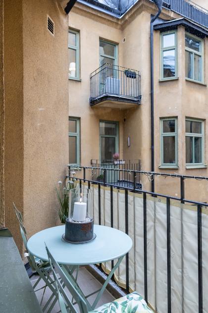 Balkong eller utsiktsbild