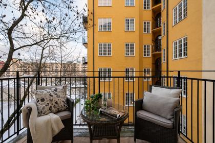 Balkong eller utsiktsbild