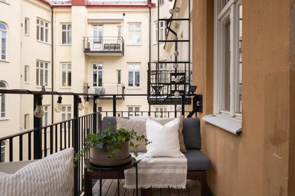 Balkong eller utsiktsbild