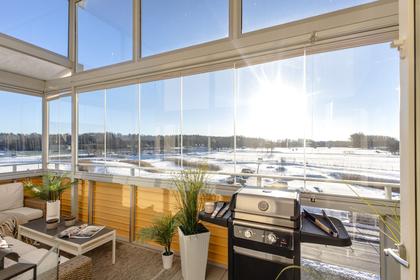 Balkong eller utsiktsbild