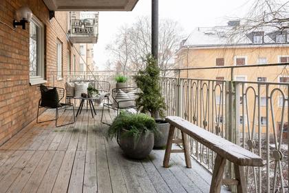 Balkong eller utsiktsbild