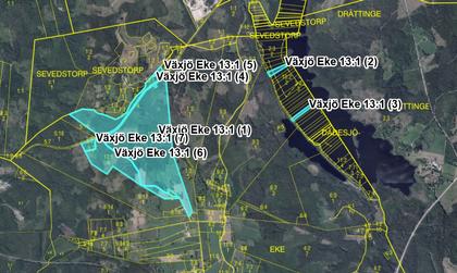 Illustrerad karta över fastigheten eller området