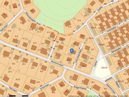 Illustrerad karta över fastigheten eller området